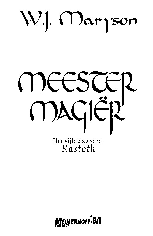 Meester Magier - 5de Zwaard - Rastoth