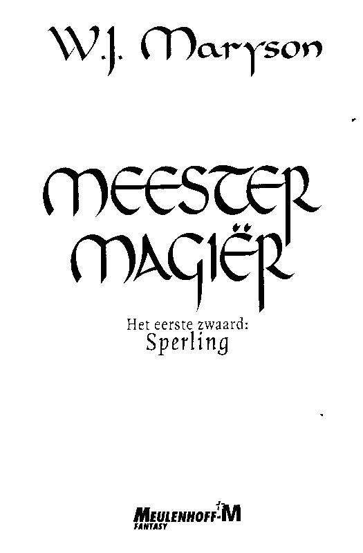 Meester Magier - 1e Zwaard - Sperling