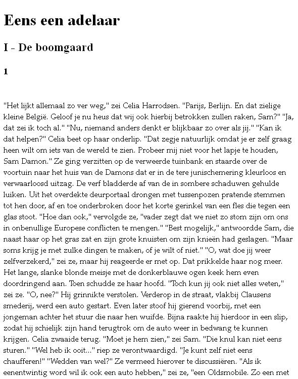 Eens een adelaar