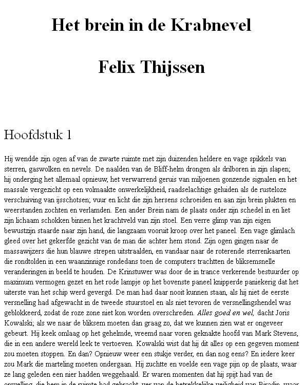 Het Brein in de Krabnevel
