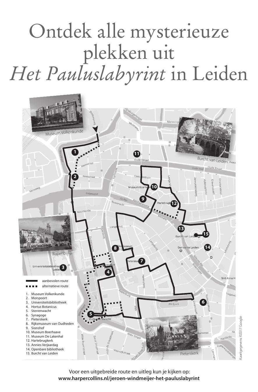 Plattegrond Wandelroute