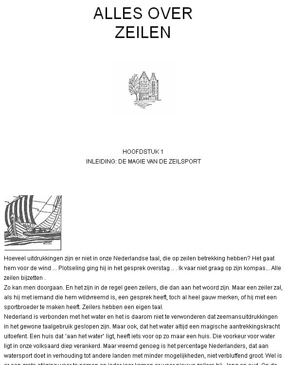 Alles Over Zeilen