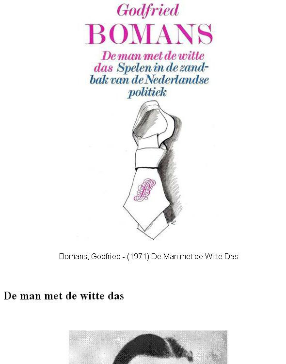 De man met de witte das