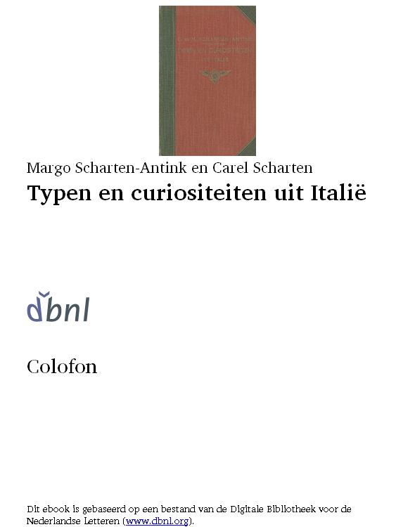 Typen en curiositeiten uit Italië