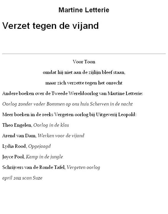 verzet tegen de vijand 1 fonts 3punt hoger marge bottom 0