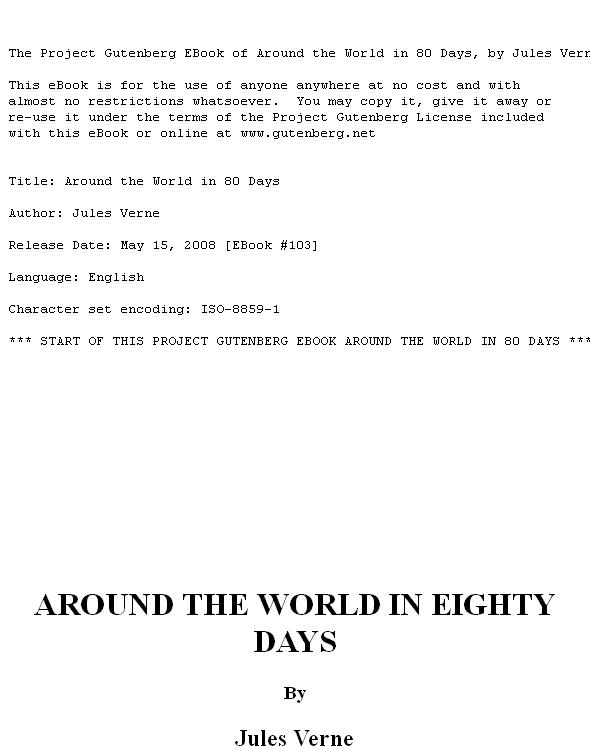 Around the World in 80 Days