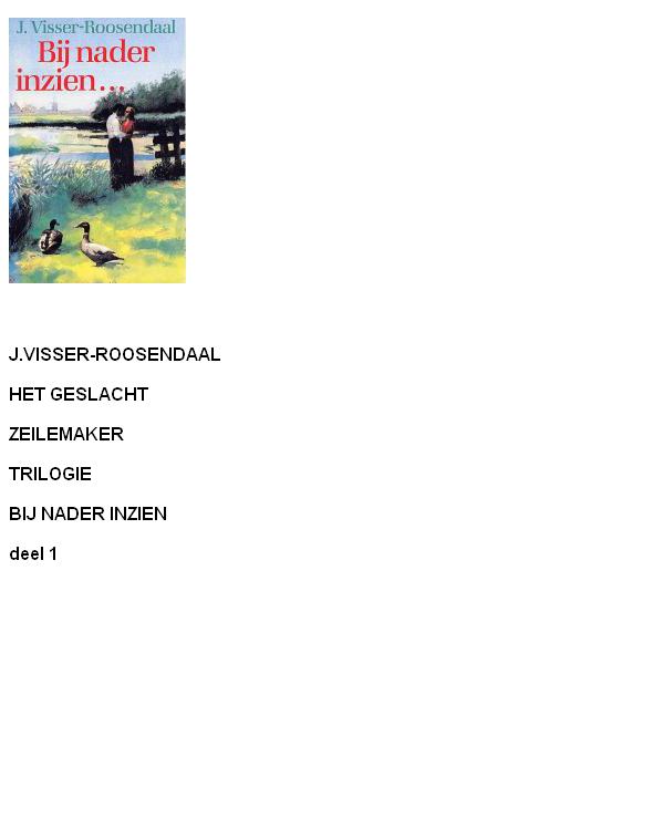 Zeilemaker 01 Bij Nader Inzien