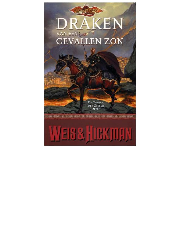 De oorlog der zielen - Boek 1 - Draken van een gevallen zon