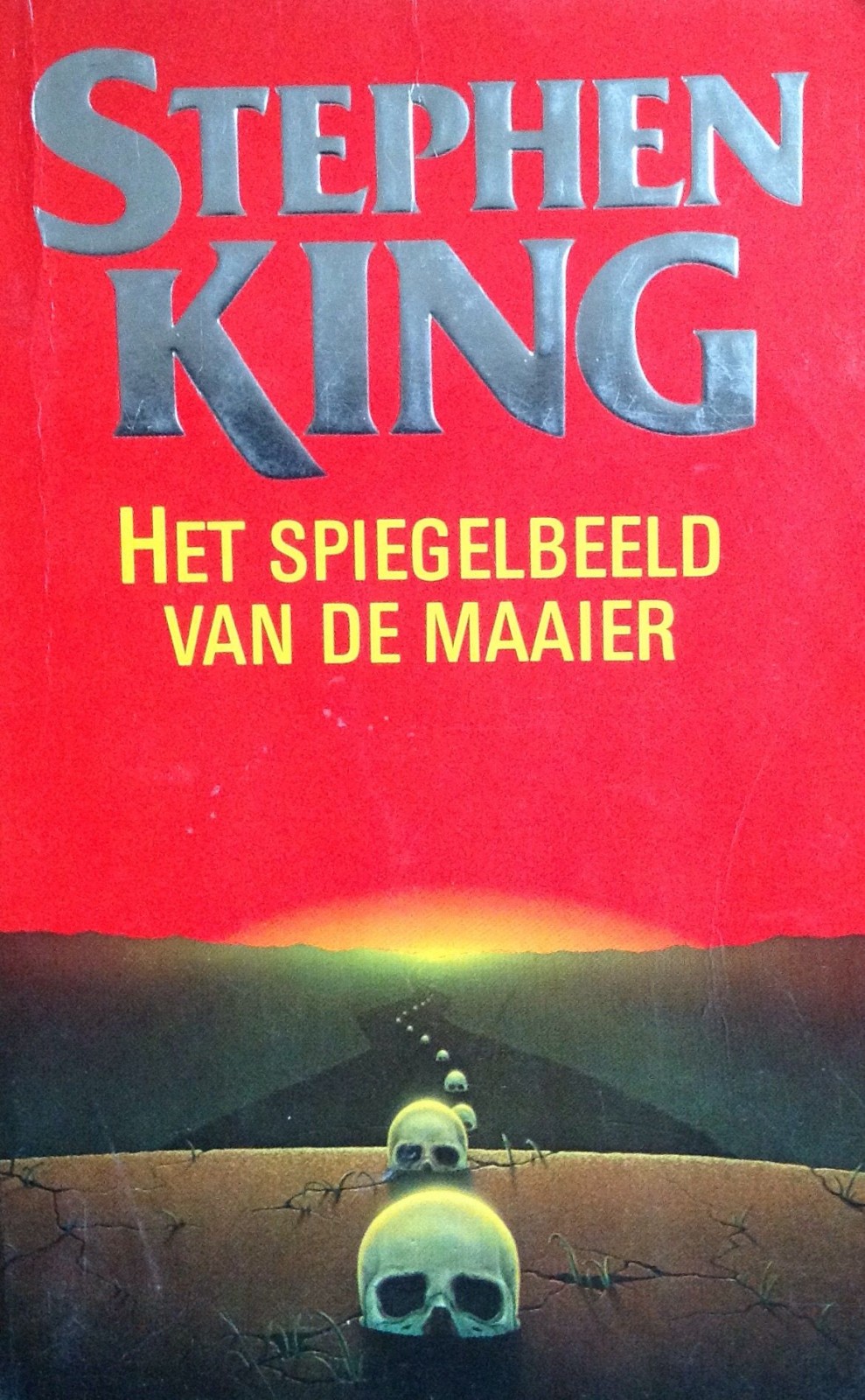 Spiegelbeeld van de maaier