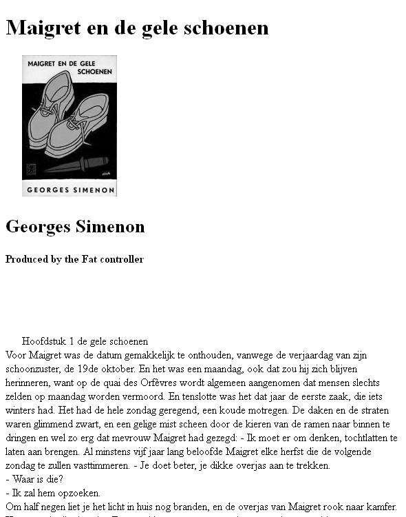 Maigret en de gele schoenen v 1.1