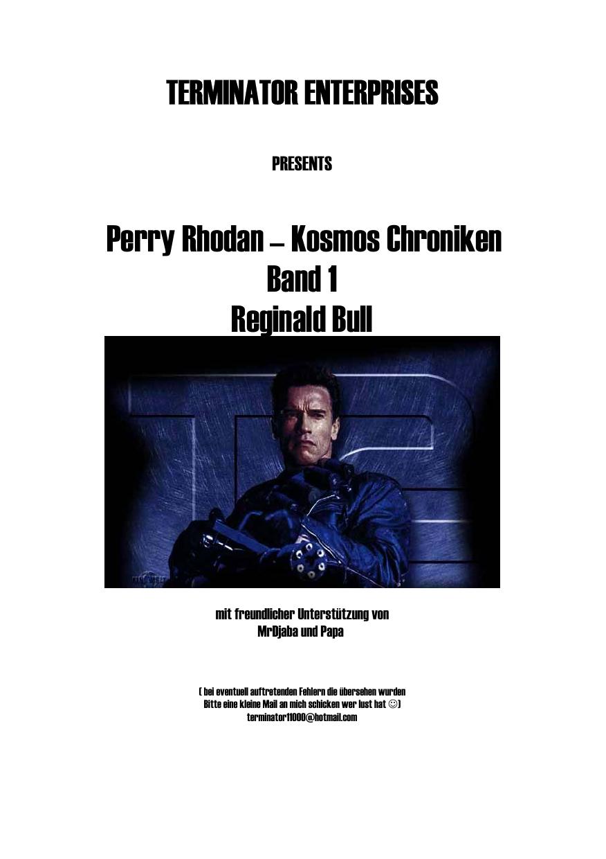 Kosmos Chroniken Band 1 Reginald Bull