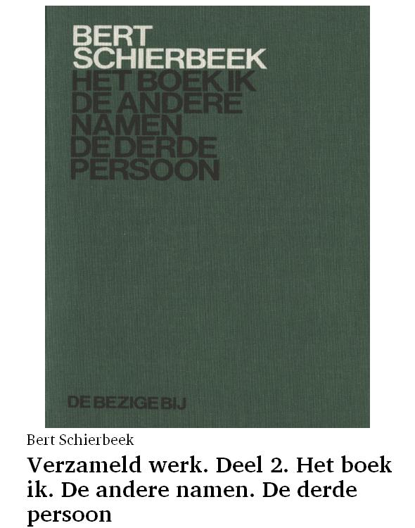 Verzameld werk. Deel 2. Het boek ik. De andere namen. De derde persoon