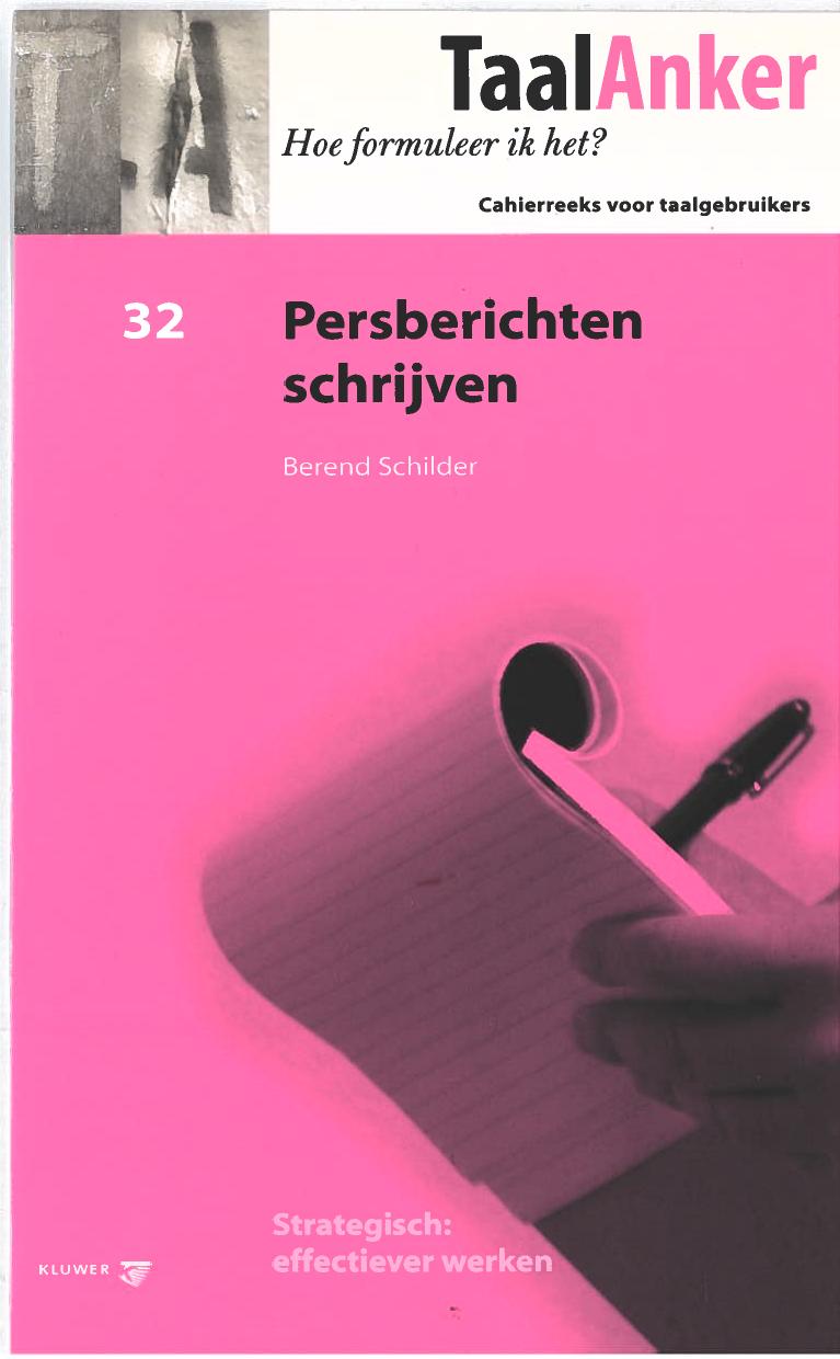 Persberichten Schrijven