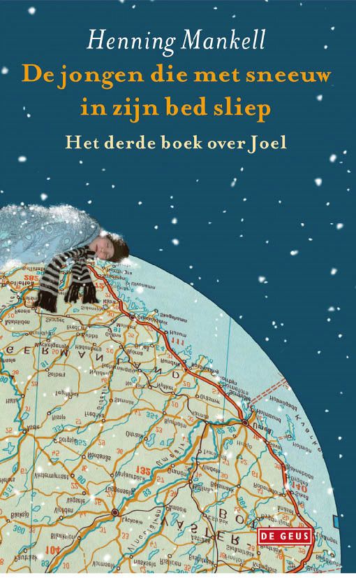 De jongen die met sneeuw in zijn bed sliep