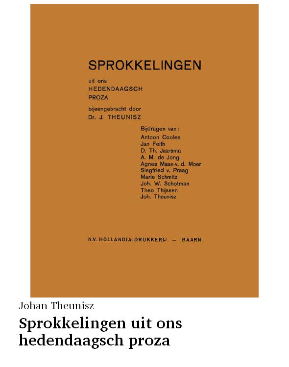 Sprokkelingen uit ons hedendaagsch proza
