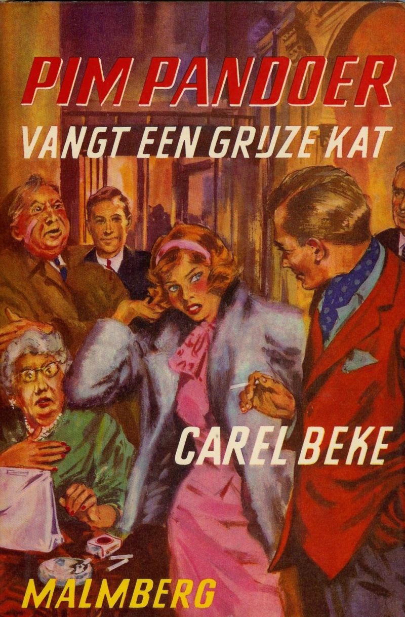 Pim Pandoer vangt een grijze kat