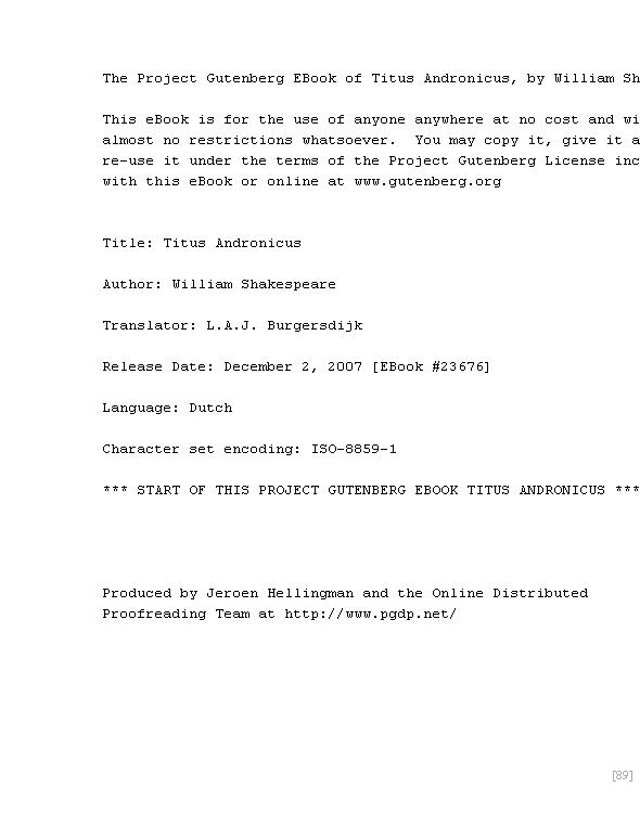 Titus Andronicus