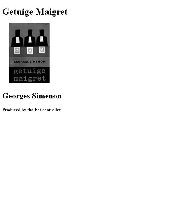 Getuige Maigret