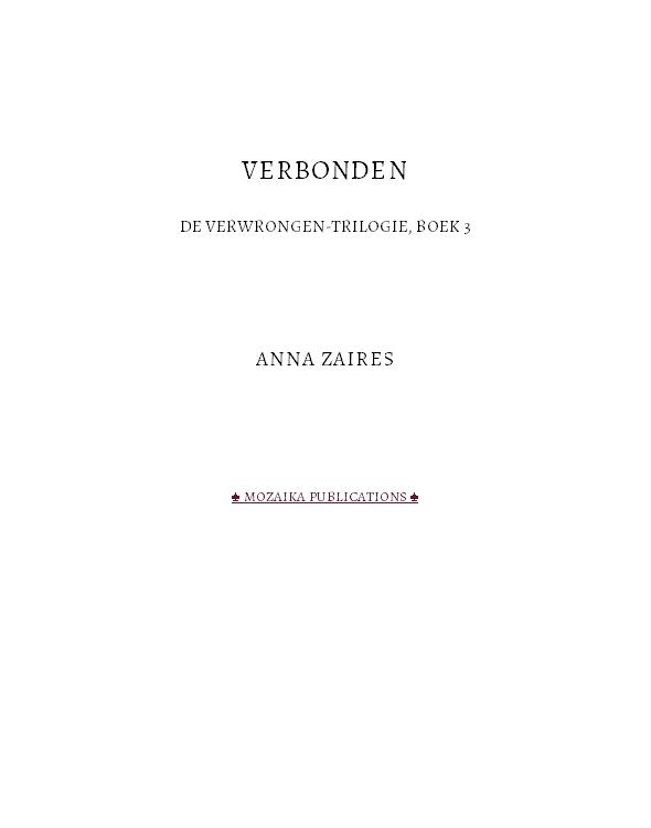 Verbonden: De Verwrongen-trilogie, boek 3