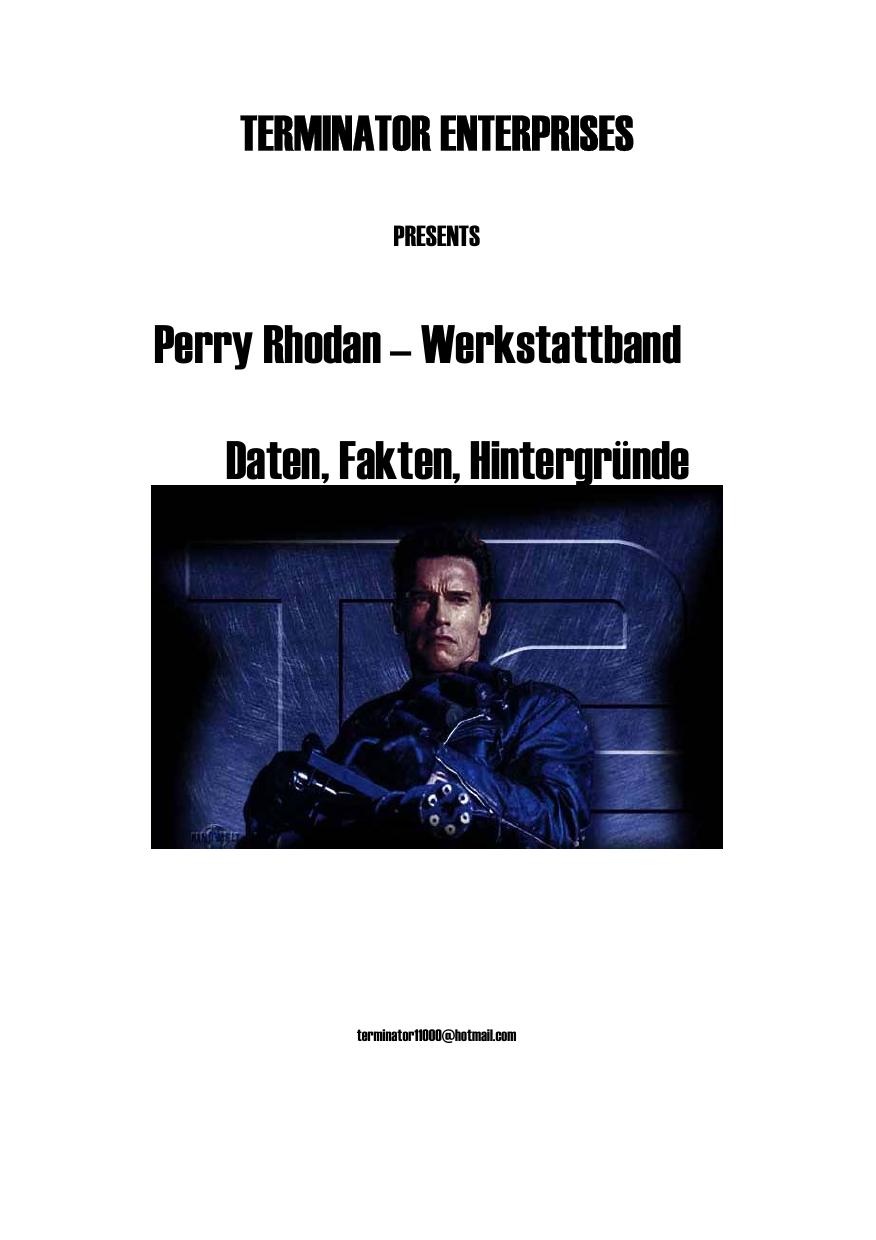 Perry Rhodan Werkstattband