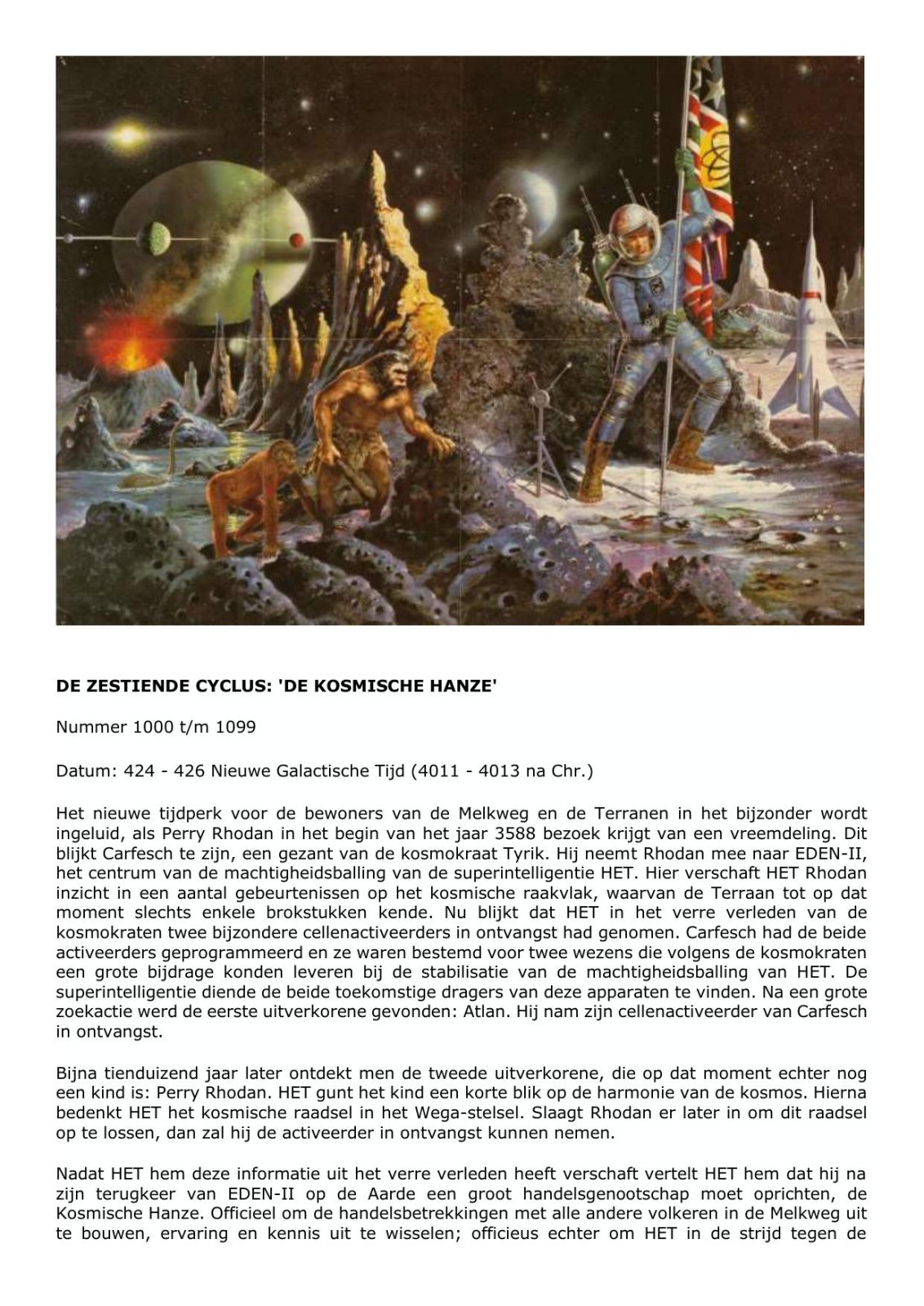 'DE KOSMISCHE HANZE'