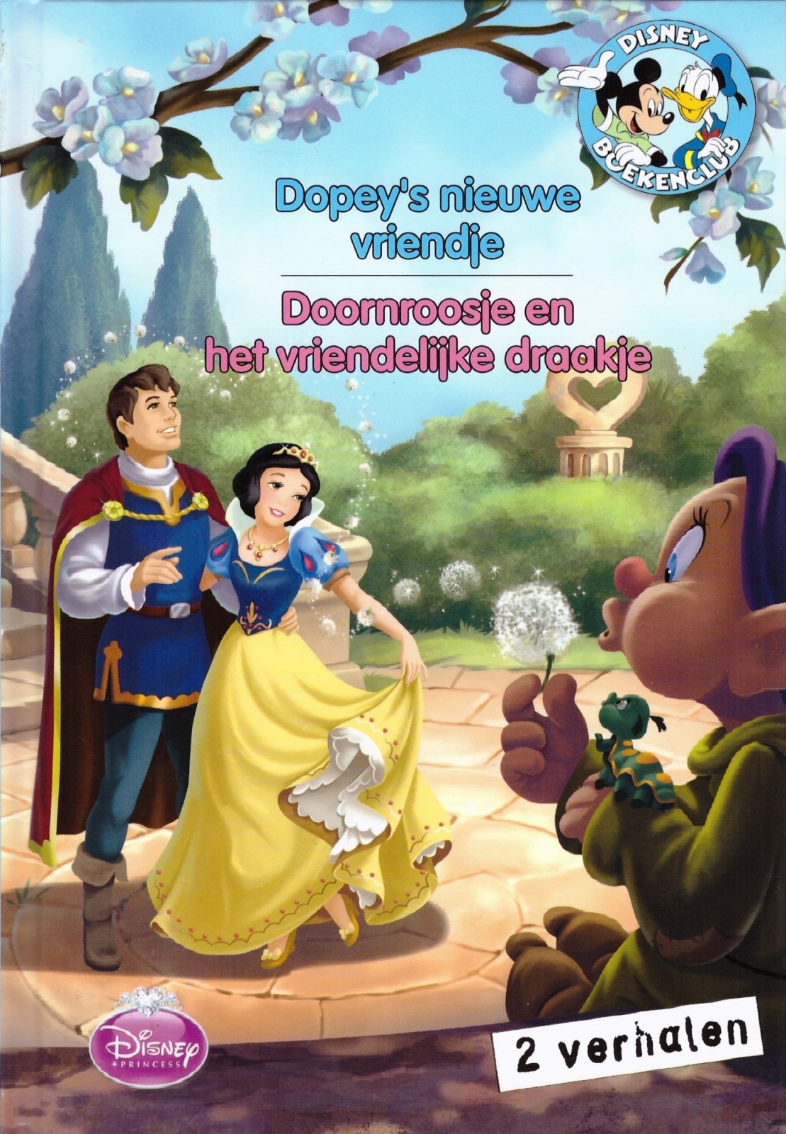 Doornroosje en het vriendelijke draakje dubbele pagina