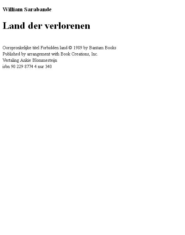 Land der verlorenen
