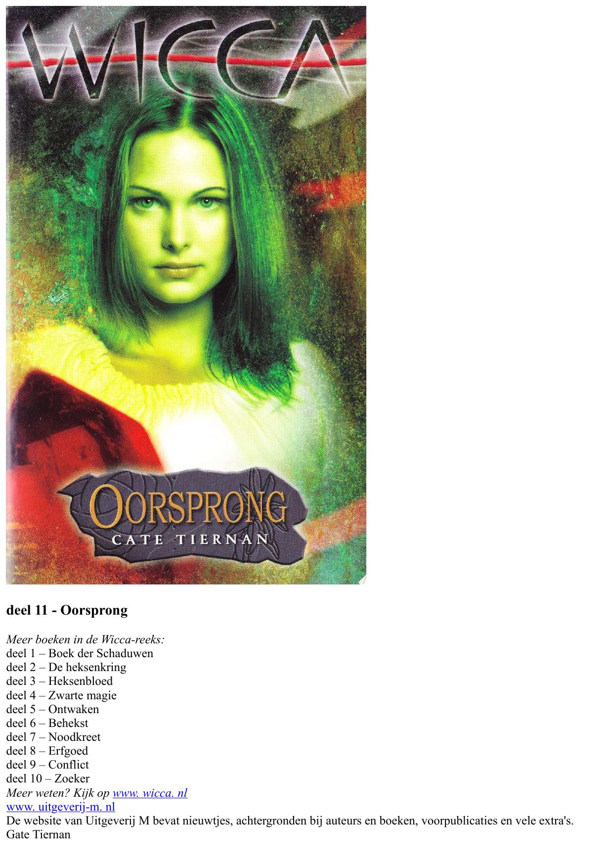 Wicca - deel 11 - Oorsprong