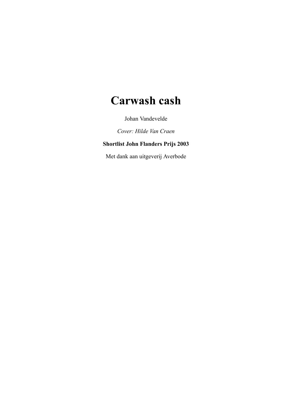 Vlaamse Filmpjes 3149 - Carwash cash
