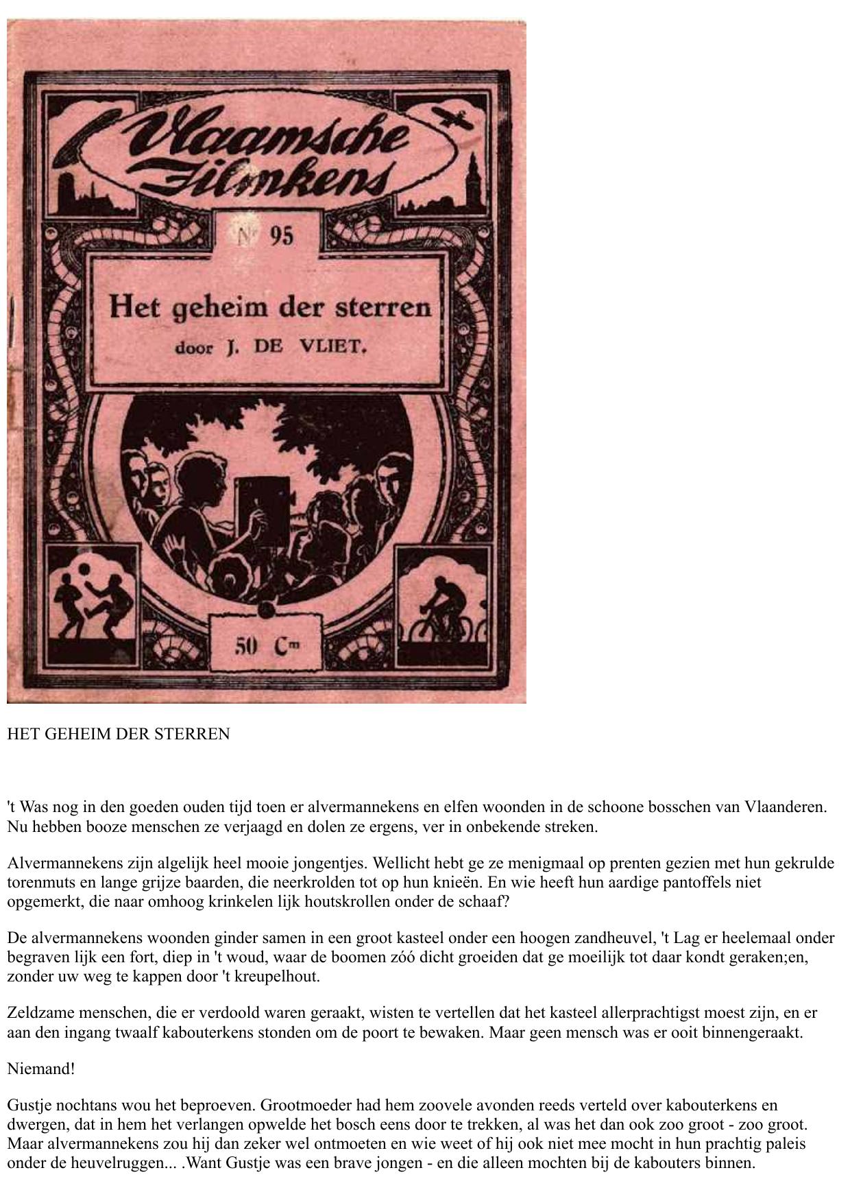 Vlaamsche Filmpjes 095 Geheim der Sterren