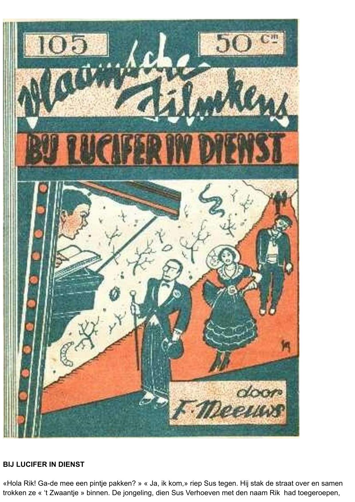 Vlaamsch Filmpje 105 Bij Lucifer in dienst