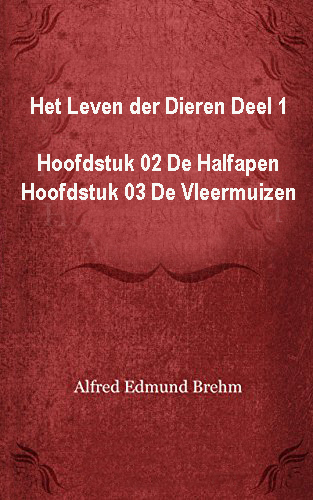Het Leven der Dieren: Deel 1, Hoofdstuk 02: De Halfapen; Hoofdstuk 03: De Vleermuizen