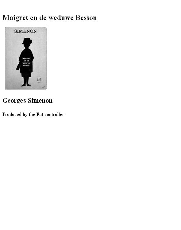 Maigret en de weduwe Besson