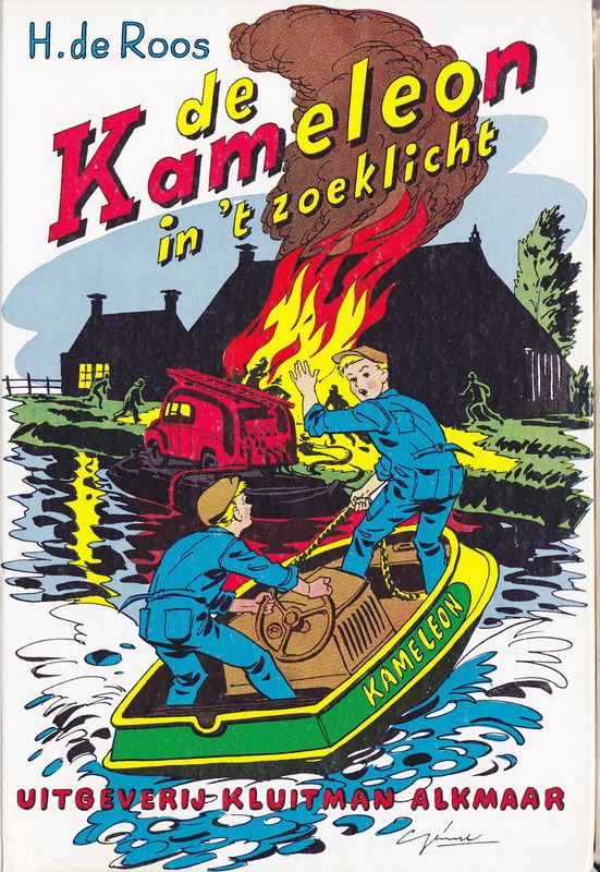 De kameleon in 't zoeklicht