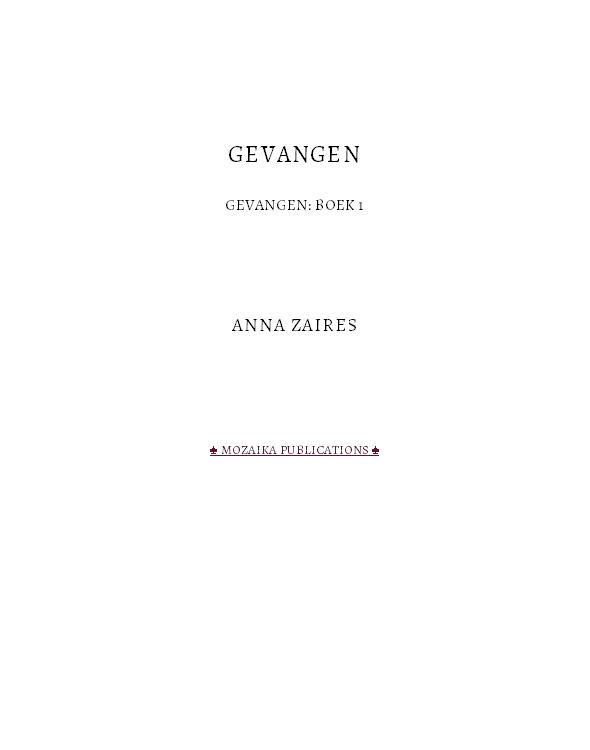 Gevangen: Gevangen: Boek 1