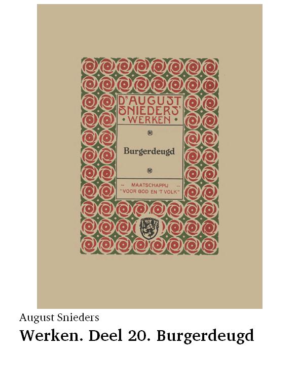Werken. Deel 20. Burgerdeugd