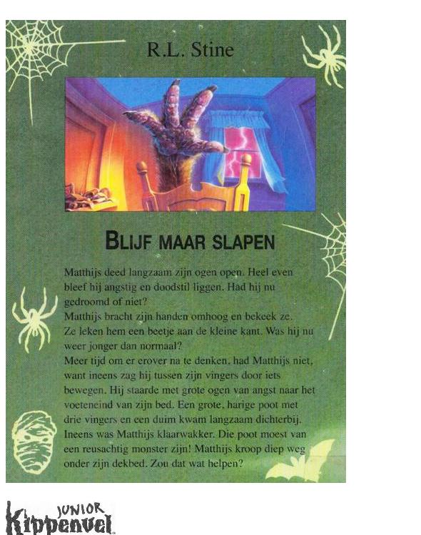 Kippenvel junior - blijf maar slapen