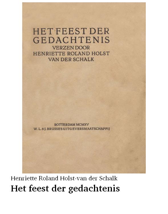 Het feest der gedachtenis