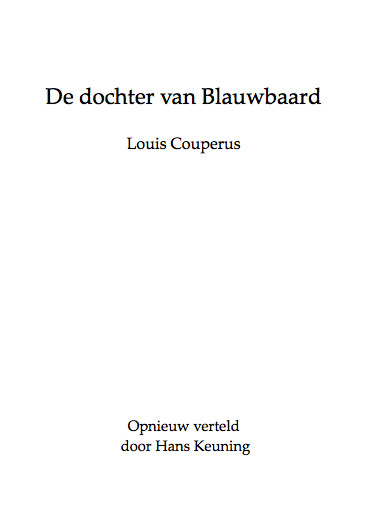 De dochter van Blauwbaard