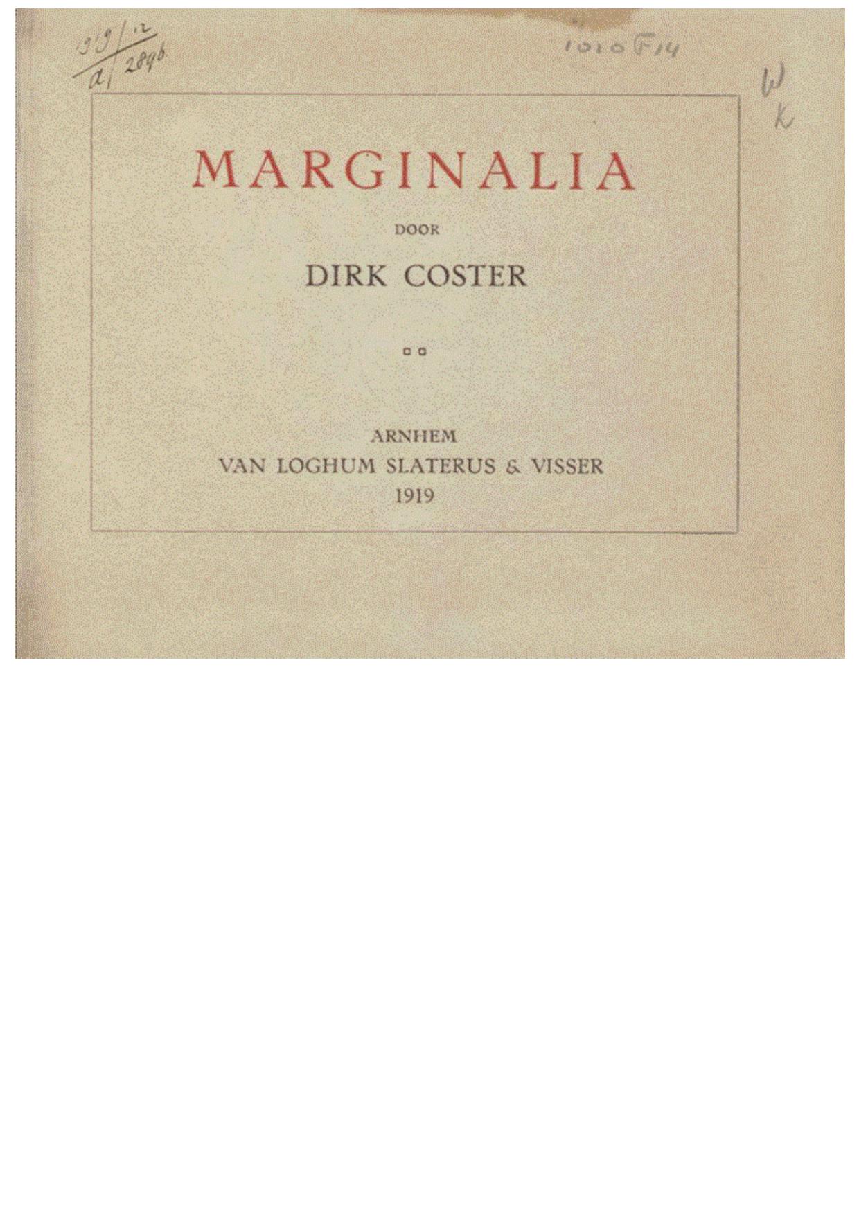 Marginalia