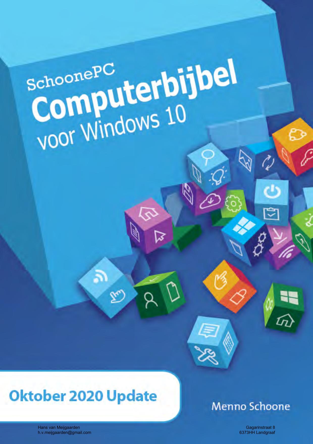 Het SchoonePC e-boek: De computerbijbel voor Windows 10 - 32e druk