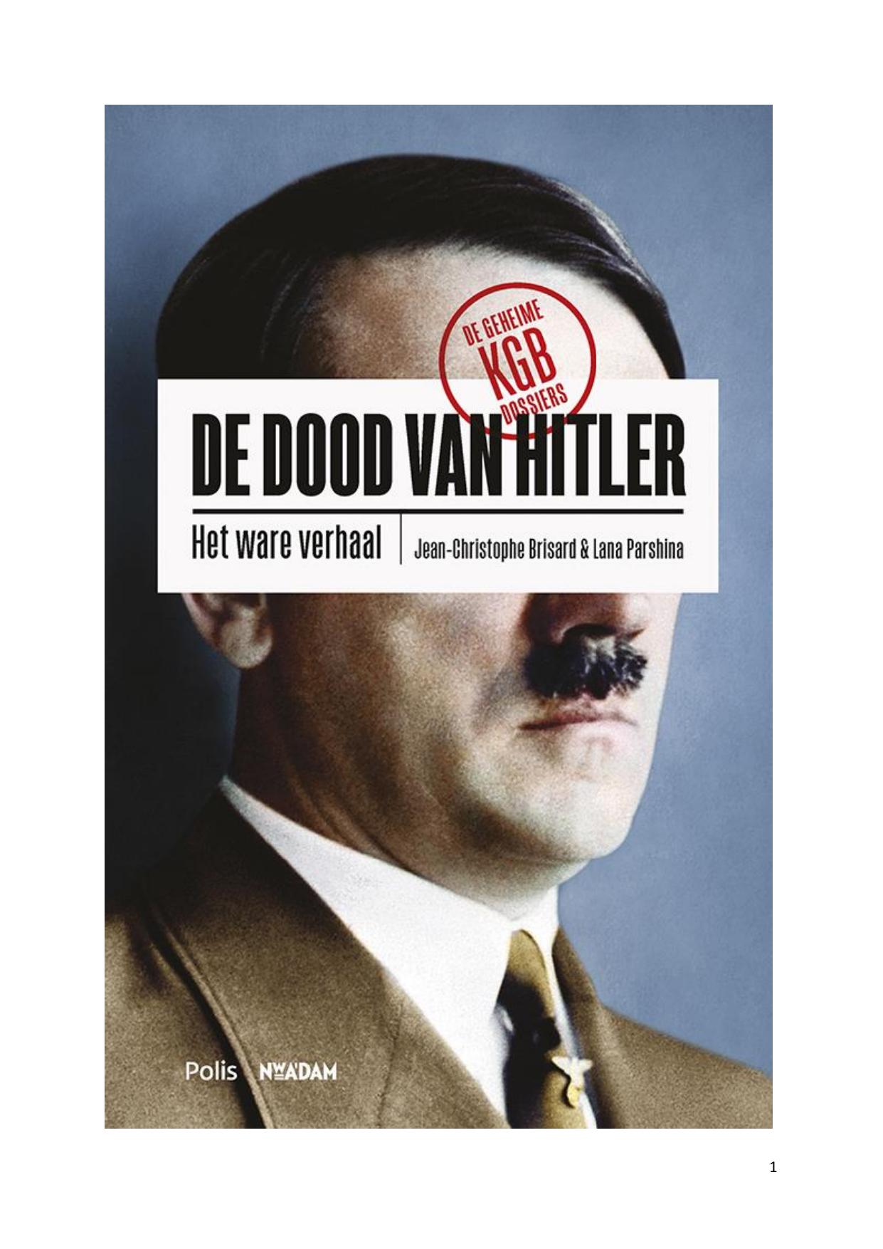 Christophe - De Dood Van Hitler - Studie Wo2