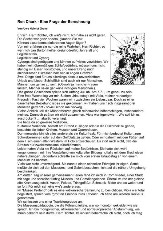 [Ren Dhark] Eine Frage der Berechnung