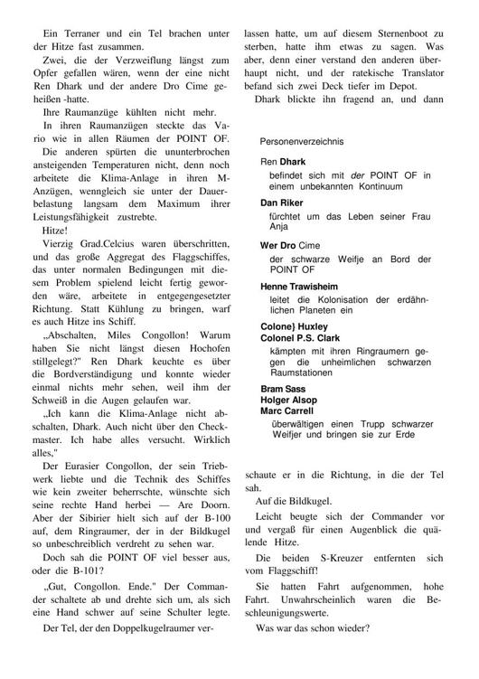 [Ren Dhark 088] Die Zeitlosen