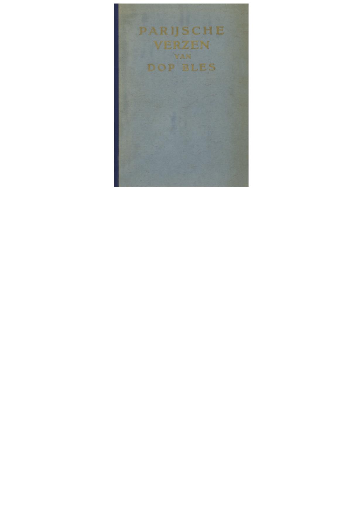 Parijsche verzen
