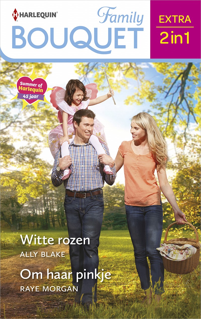 Bouquet Extra 548: Witte rozen / Om haar pinkje