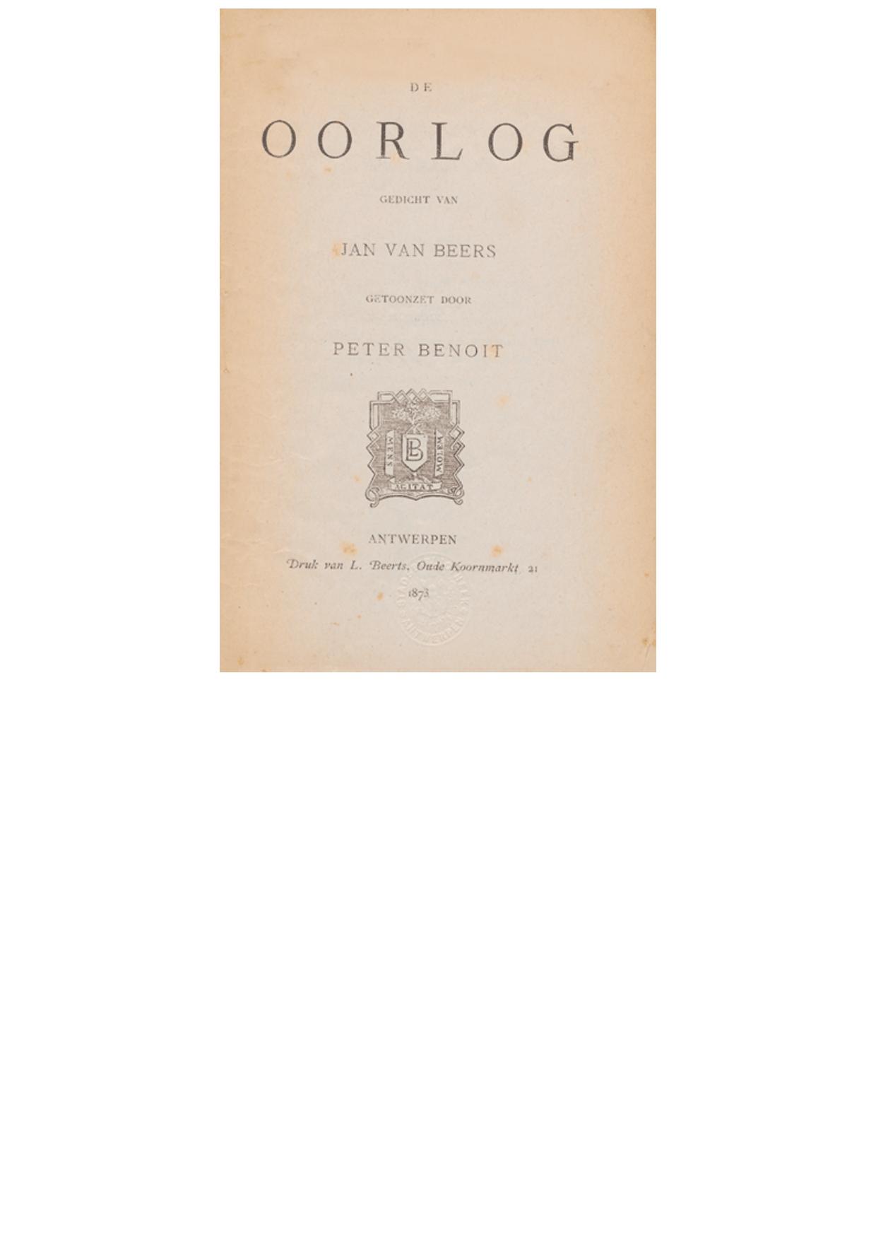 De oorlog