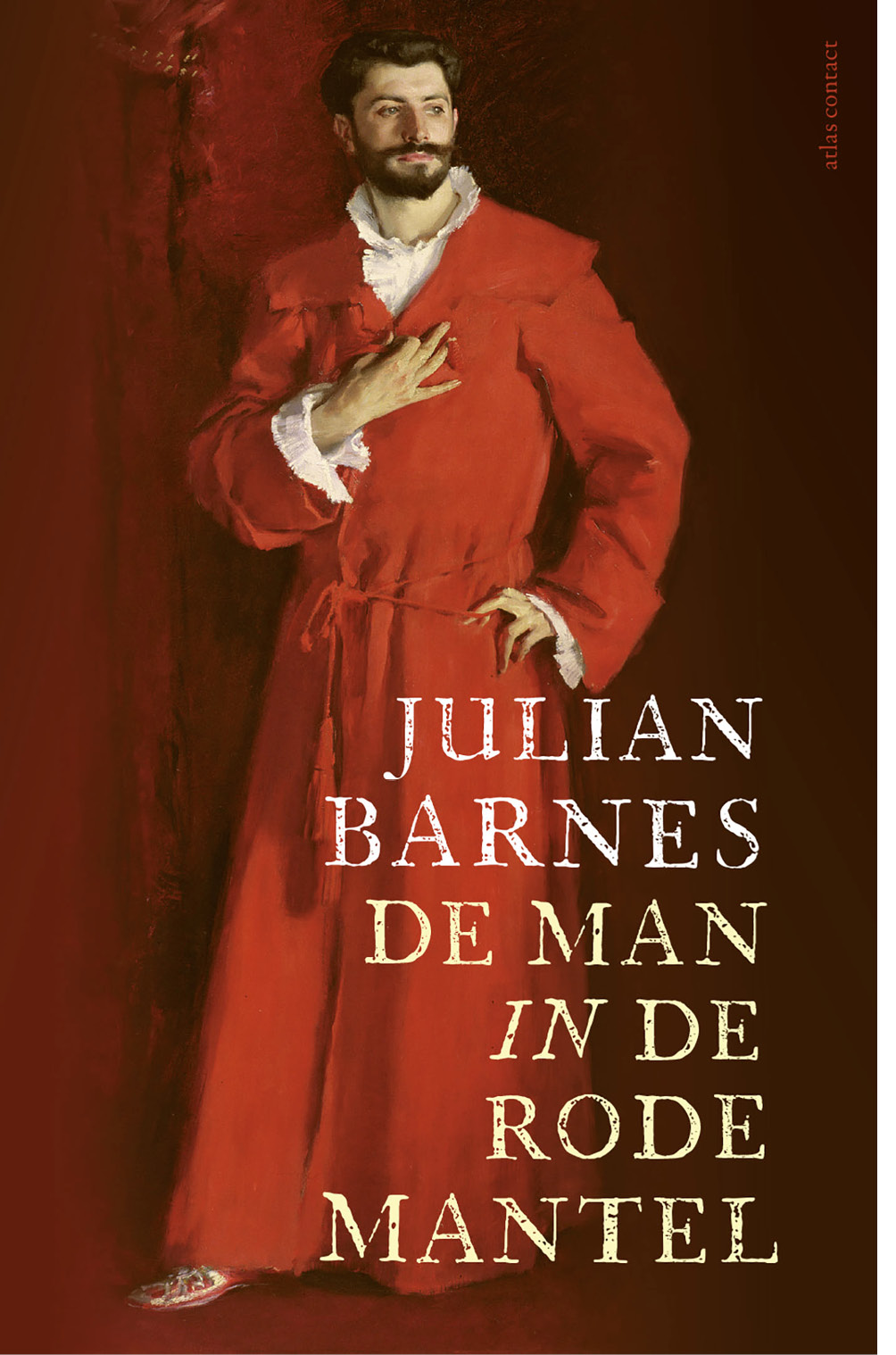 De man in de rode mantel