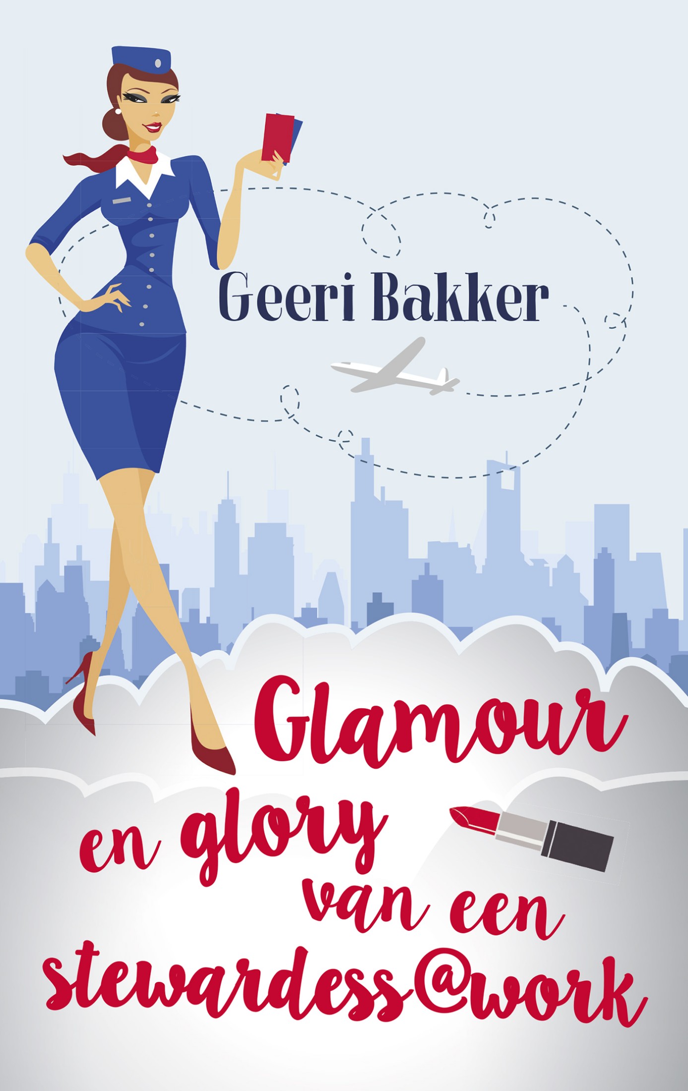 Glamour en glory van een stewardess@work