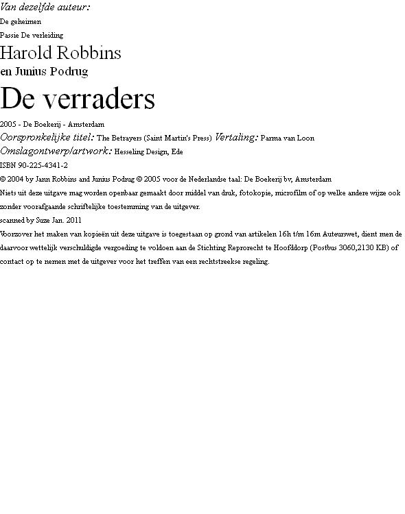 De Verraders